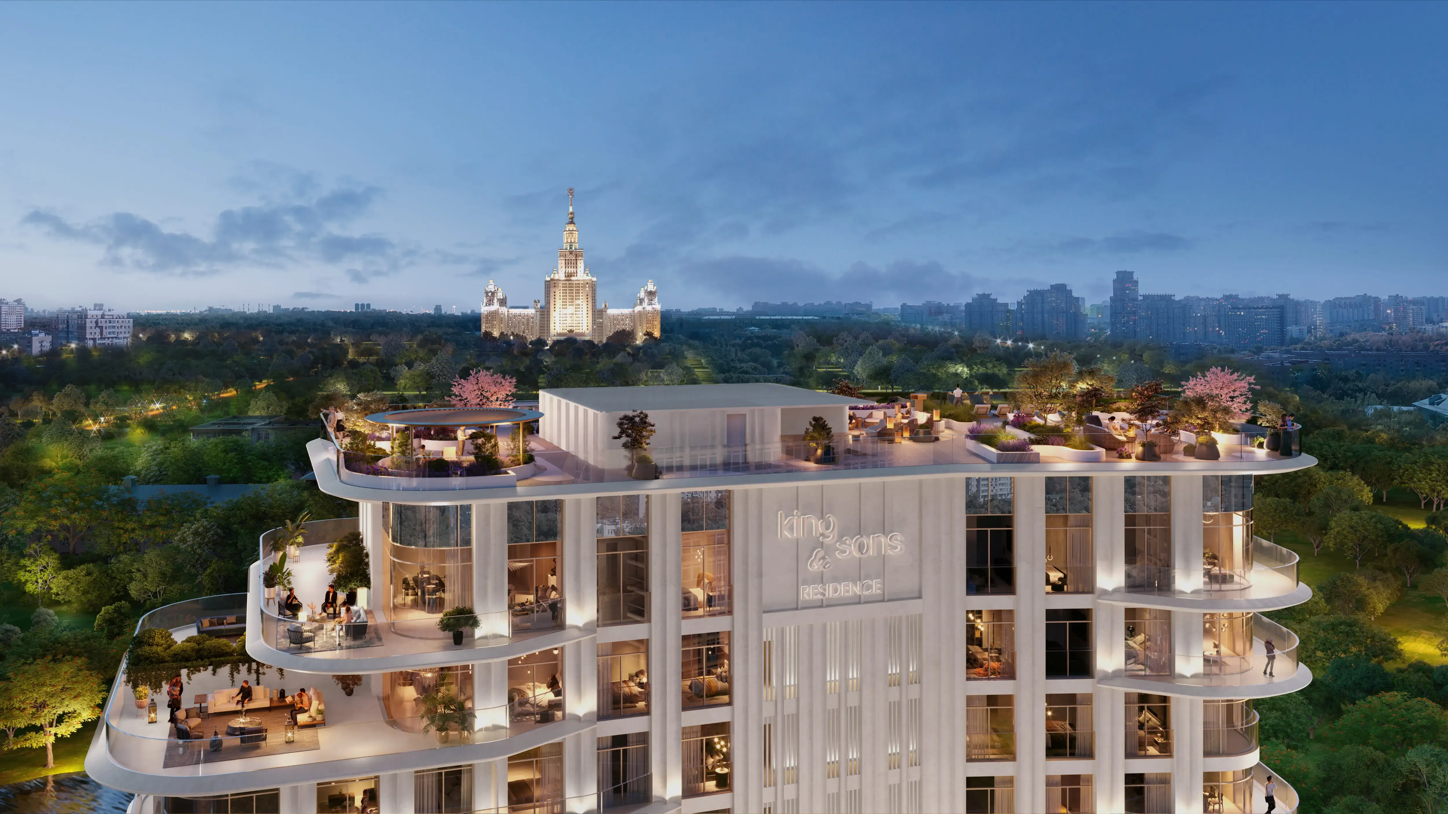 ЖК King &Sons на Мосфильмовской улице